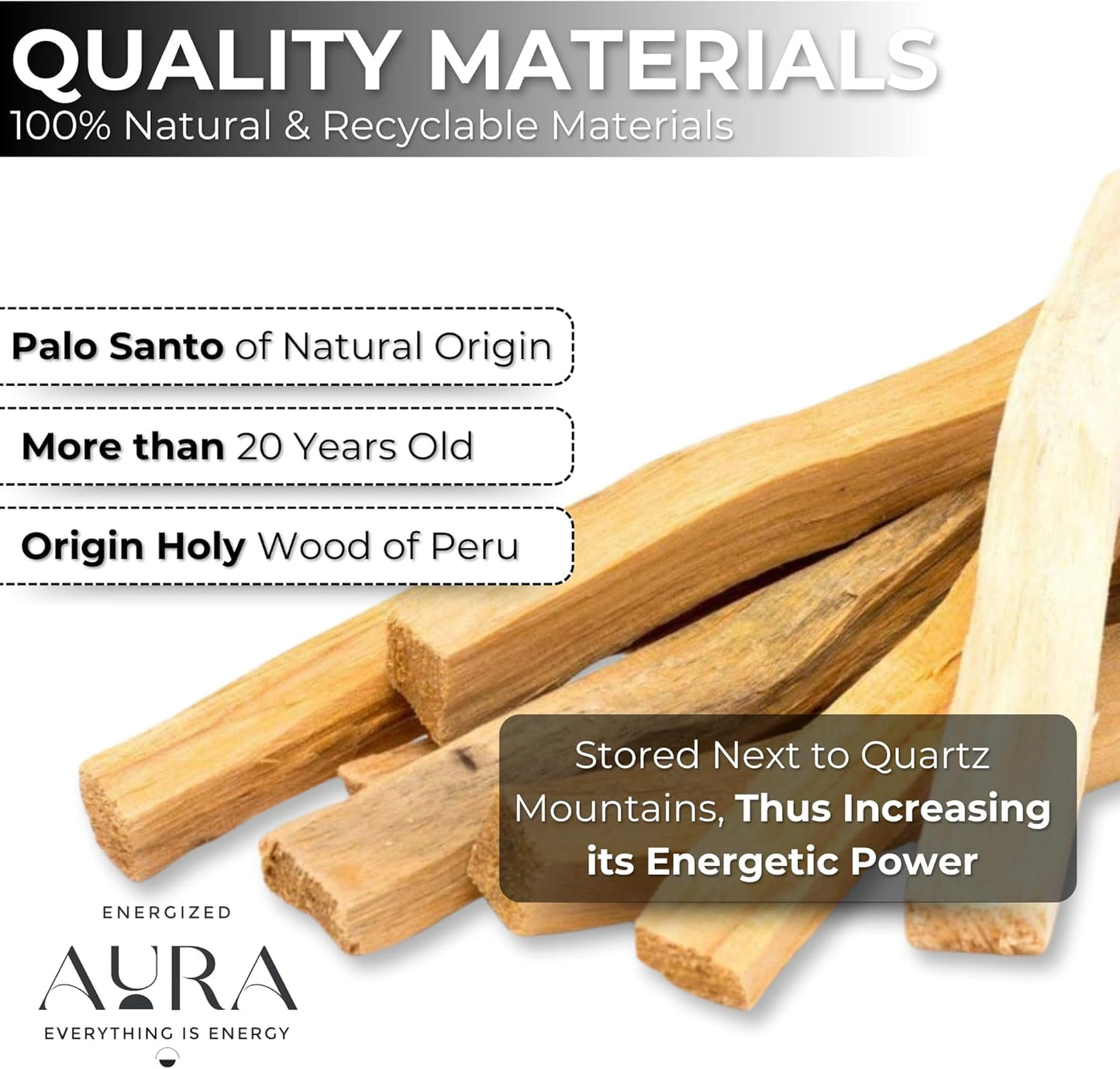 5 Palo Santo Sticks - Palo Santo Holder - Palo Santo Burner - PaloSanto Sticks with Holder - Palosanto Stick - Meditation Accessories