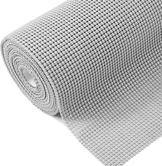 iwtmm Drawer Shelf and Cabinet Liners Non-Adhesive Extra Strong Grip - Keep Items in Place for Kitchen, Bathroom, Office & Wardrobe, Heavy Duty Anti-Slip Liners for Cabinets, Cupboards, Drawers