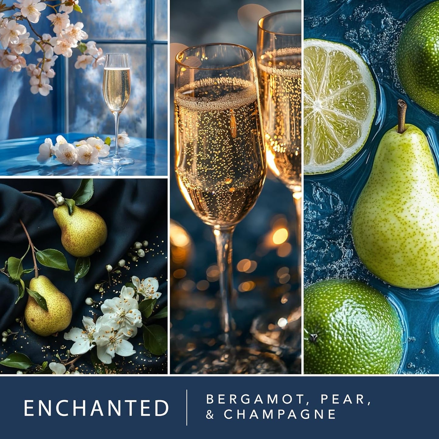 Scentsationals Wax Melts, Wax Cubes Strong Scent - Enchanted - Long Lasting Scented Melts for Warmer, 10oz (24-Cubes)