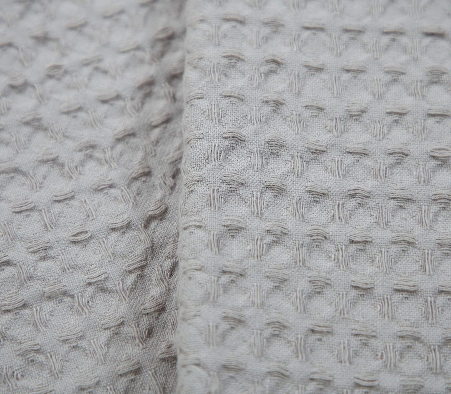 HILLFAIR 100% Combed Cotton Blanket– Twin Size Bed Blankets– Warm Soft All Season Breathable Lightweight Summer Blankets– Waffle Weave Home Decor Bed Blanket- Khaki Twin Bed Cotton Blankets/Bedcovers