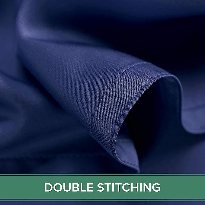 Pure Bamboo California King Sheets, Genuine 100% Organic Viscose Derived from Bamboo Bed Sheet Set, Soft & Cooling, Double Stitching, 2 Year Quality Promise (California King, Cobalt Blue)