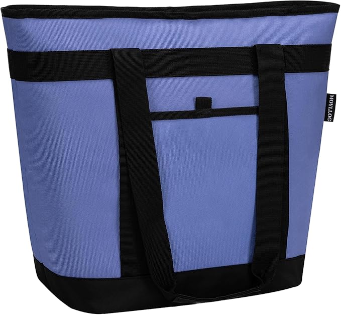 Insulated Cooler Bag, Reusable Grocery Bags for Hot/Cold Food, Thermal Food Delivery Bag for Beach, Travel, Picnics