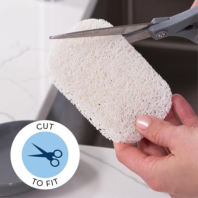 S&T INC. Bar Soap Holder for Kitchen, Bathroom, and Soap Dish, 6 Pack, White, 2.9 inches by 4.4 inches