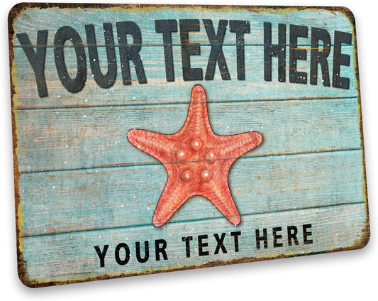 Custom Beach Sign Beach Decor BeachHouse Your Words Here Seaside Ocean Decorations Beachtown Nautical Home Wall Gifts 208122002010