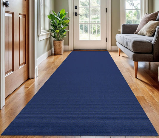 KOZYFLY Washable Runner Rug 3x10 ft Hallway Kitchen Runner Rugs with Rubber Backing Bobo Entryway Runner Indoor, Long Carpet Runners for Hall Kitchen Entryway, Royal Blue