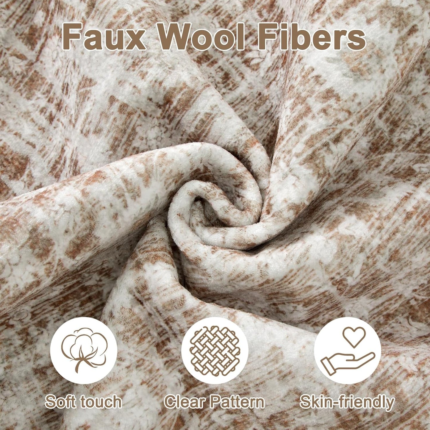 Vintage Hallway Runner Rug, 2'6"x8' Machine Washable Rug Runners for Kitchen Runner Rug Non Slip, Ultra-Thin Soft Carpet Runner for Bedroom Bathroom Laundry Room (2.6x8, Khaki/White)