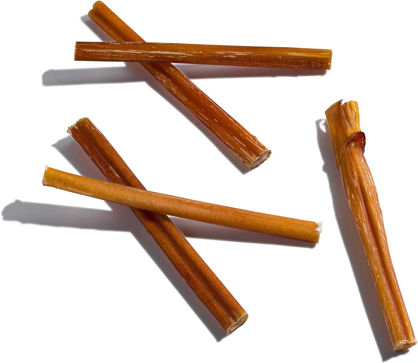 Jack&Pup Thin Bully Sticks for Small Dogs - 6 Inch, Odor Free, 100% Beef Dog Chew (10 Pack) for Puppies, Small Dogs