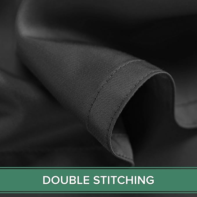 Split King Sheets by Pure Bamboo, Genuine 100% Organic Viscose Derived from Bamboo Bed Sheet Set, Soft & Cooling, Double Stitching *Not for Split Top (Split King, Black)