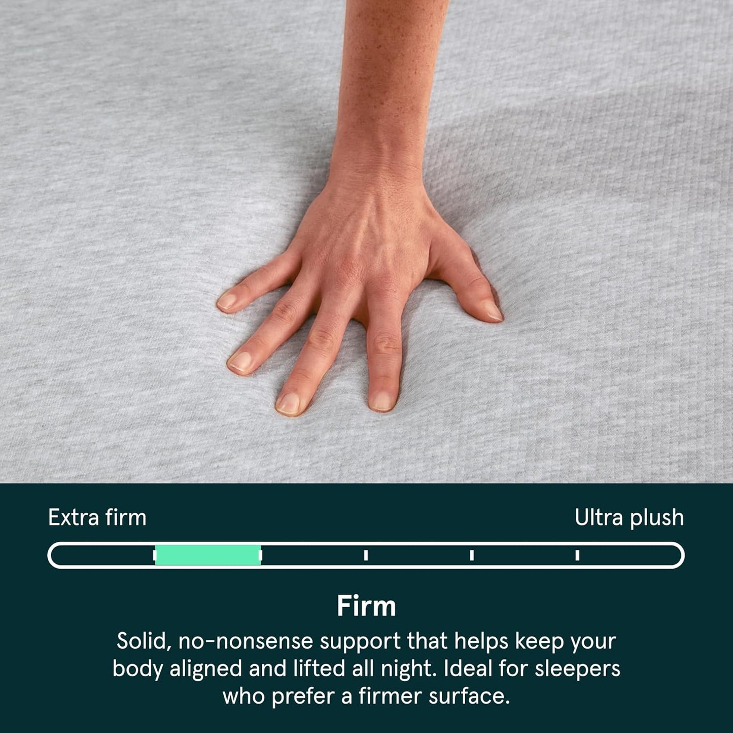 Kin By Tuft & Needle Firm 8" Twin XL Adaptive Foam Mattress in a Box, Cooling Pressure Relief, Balanced Support, 100 Night Trial, Fiberglass-Free, CertiPUR-US, 10-Year Limited Warranty