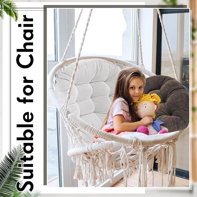 Jerify 4 Pcs Floor Pillow Cushions 22 x 22 Inch Round Square Large Meditation Floor Pillow for Classroom Adult Meditation Picnic Party Cushion for Seating Gift Christmas(Graded Grey,Round)