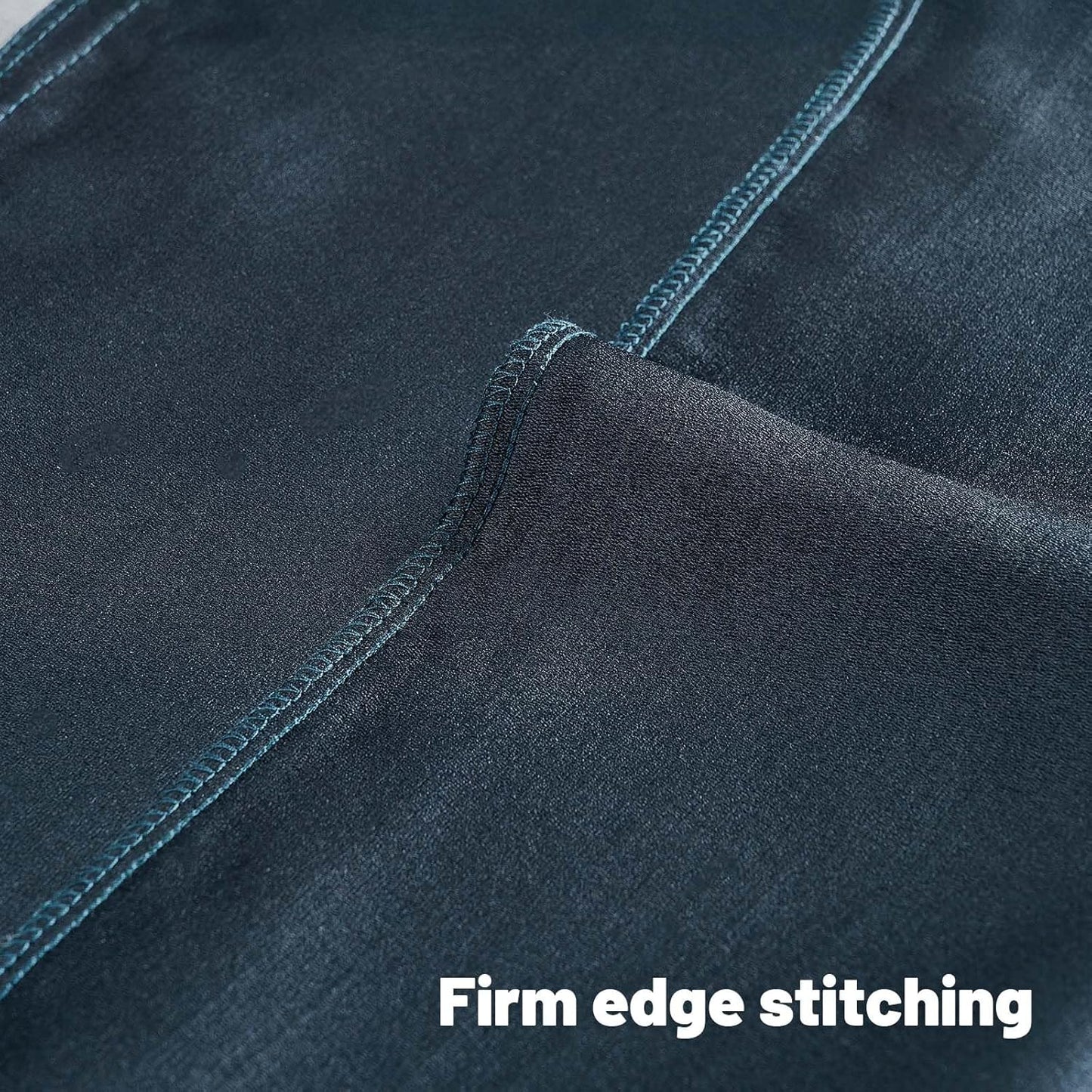 FUTEI Navy Blue Chenille Decorative Throw Pillow Covers 16x16 Inch Set of 2,Soft Embossed Striped Textured Cushion Case,Modern Home Decor for Couch Bed Living Room