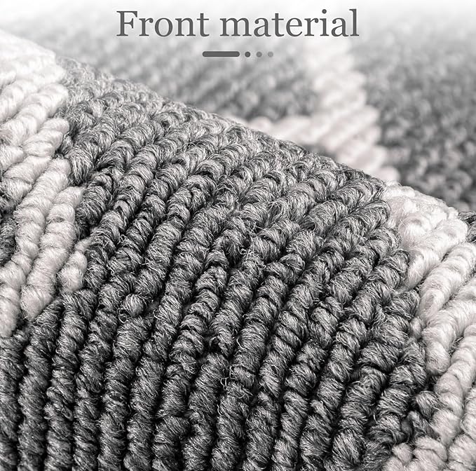 hicorfe Kitchen Rugs and Mats,Kitchen Mats for Floor,20"x31.5" Non Slip Runner Rug,Absorbent Resist Dirt Comfort Standing Mat Machine Washable for Entryway,Hallway,Front of Sink(Grey)