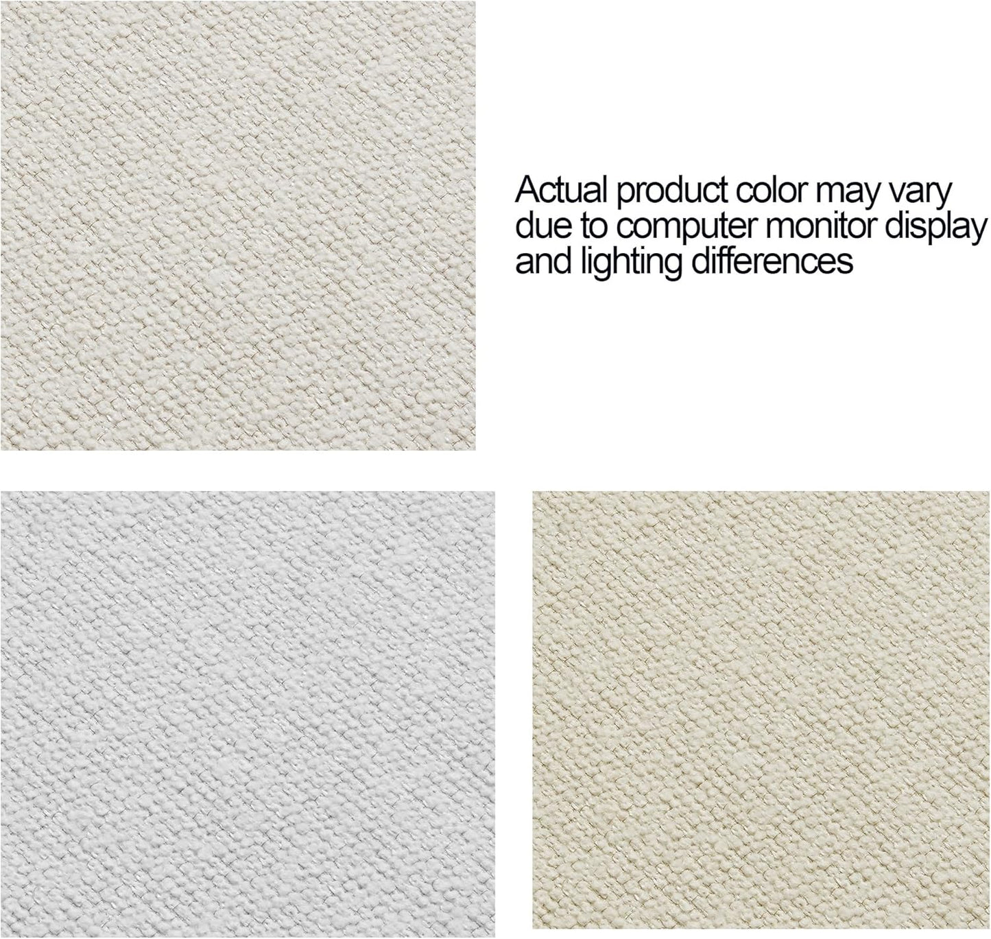 King 54" Harper Tall Headboard Wingback Upholstered Platform Bed Frame Premium Boucle Elegant Simplicity for Bedroom Strong Wood Slats Support No Box Spring Needed No Noise Cream White