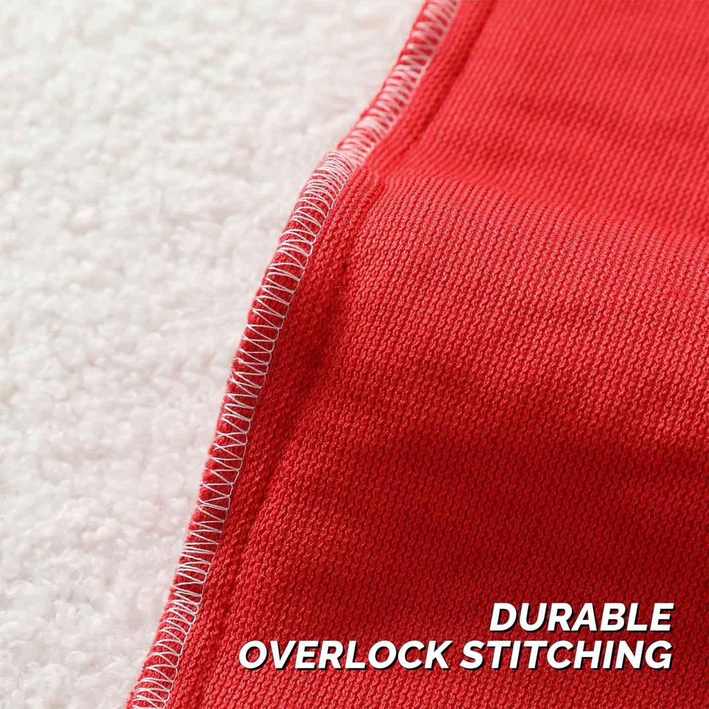 FUTEI Red Throw Pillow Covers 20x20 Inch Set of 2,Furry Faux Fur Teddy Boucle Textured Cushion Covers,Soft Fluffy Decorative Pillow Case,Home Decor for Couch Bed Living Room Office Car