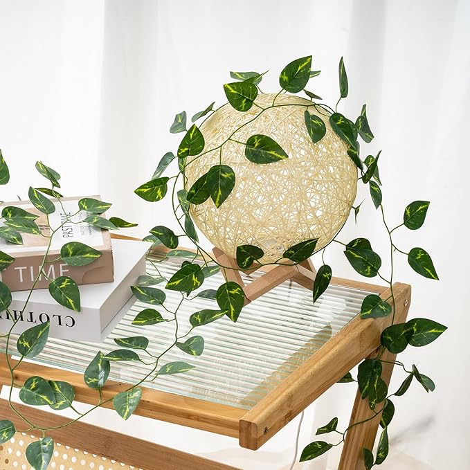 12 Pack 86Ft Fake Plants Artificial Vines for Room Decor, Faux ivy Greenery Garland for Home teen girls bedroom living Aesthetic Farmhouse Dorm Wall Decoration, Wedding Easter Christmas Party Gift
