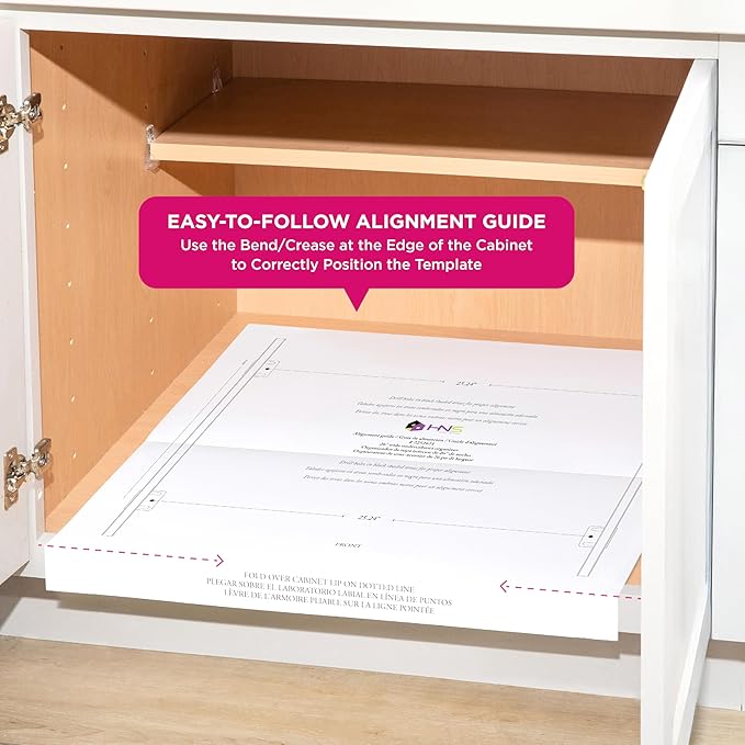 HOLDN’ STORAGE Pull Out Cabinet Organizer, Individual Sliding Drawers - Heavy Duty Metal with Lifetime Limited Warranty - Anti Rust Chrome Finish (Single Tier, 26" W)