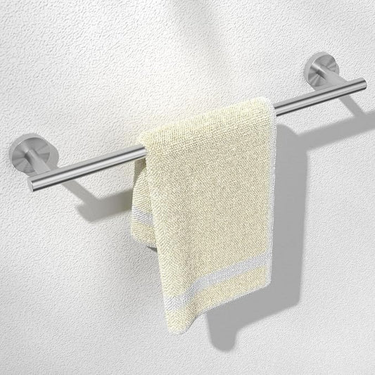 HITSLAM Brushed Nickel 19.8 Inch Towel Bar for Bathroom, SUS304 Stainless Steel Bathroom Towel Rack Wall Mounted, Modern Home Decor Bath Towel Holder with Hardware Accessories