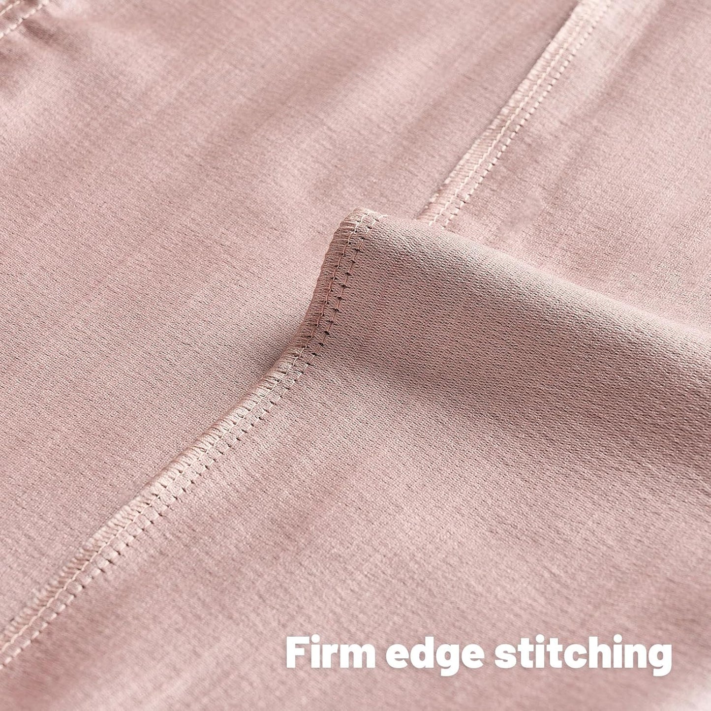 FUTEI Pink Chenille Decorative Throw Pillow Covers 18x18 Inch Set of 2,Soft Embossed Striped Textured Cushion Case,Modern Home Decor for Couch Bed Living Room