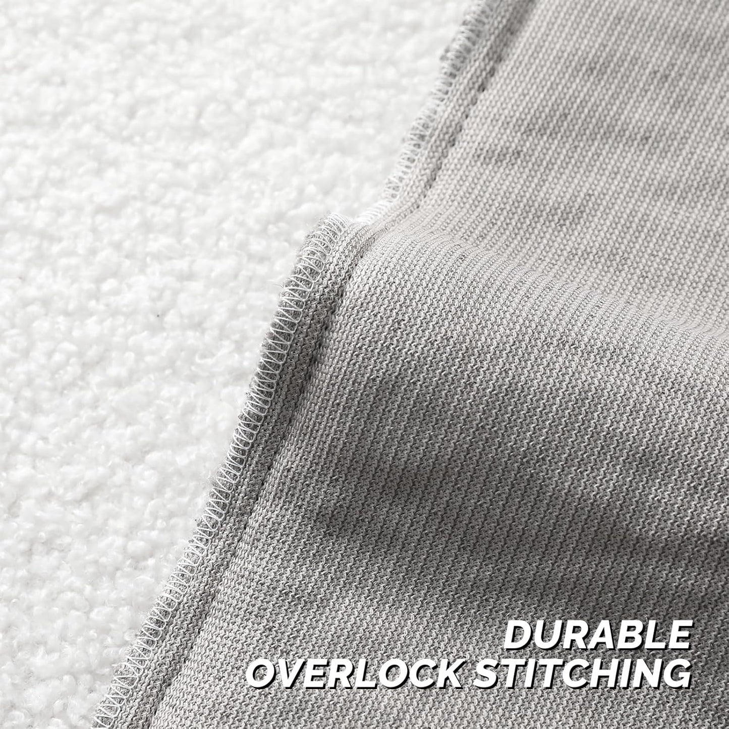 FUTEI Dark Grey Throw Pillow Covers 18x18 Inch Set of 2,Furry Faux Fur Teddy Boucle Textured Cushion Covers,Soft Fluffy Decorative Pillow Case,Home Decor for Couch Bed Living Room Office Car