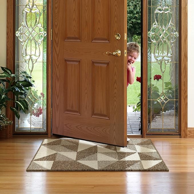 hicorfe Kitchen Rugs and Mats Sets,Super Absorbent Polypropylene Non-Slip Rug,Soft Comfort Floor Mat,Washable for Kitchen,Hallway,Office,Sink,Laundry(24" x 35")