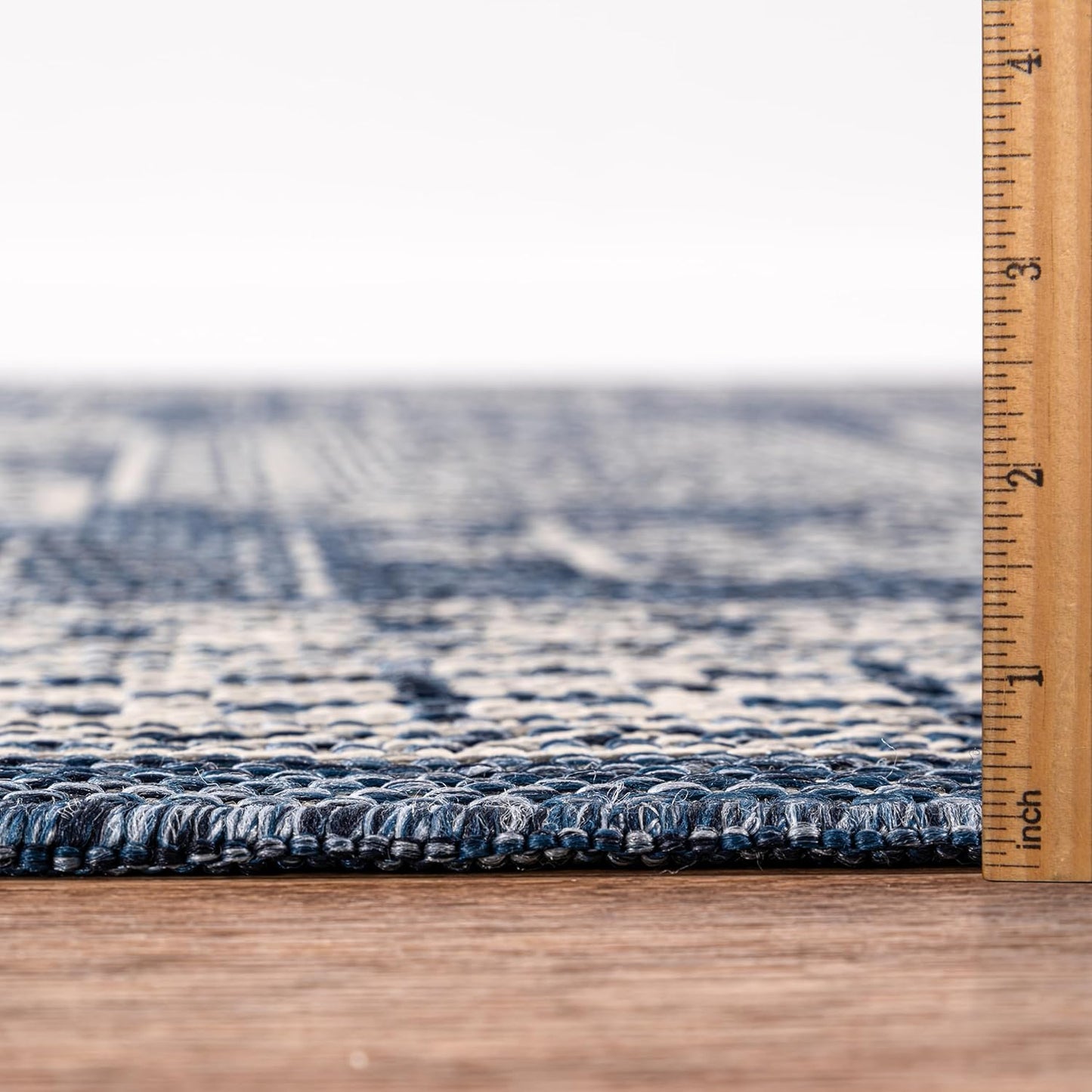 Keen Home Design Terrace Outdoor Runner Rug - 2x12 Washable Indoor/Outdoor Rug for Patio, Kitchen, Balcony, Beach, Garden, Deck and Porch, Size: 2'2"x11'10"