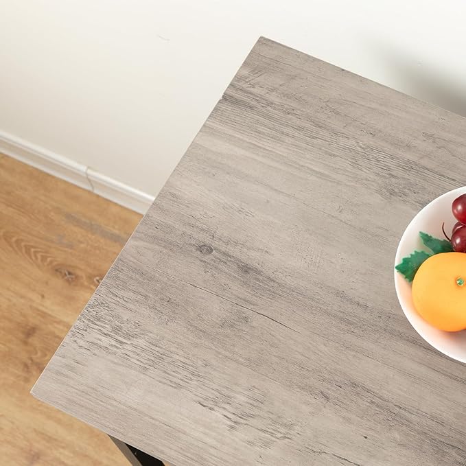 HOOBRO Kitchen Island with Storage, Kitchen Island Table with Power Outlet, 3 Tier Coffee Station and Microwave Stand, for Home, Dining Room, Greige and Black BG021ZD01