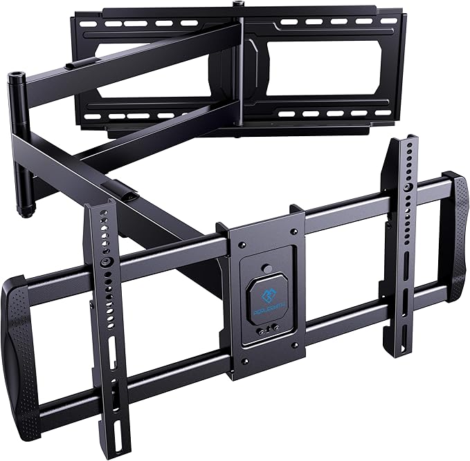 PERLESMITH Long Arm TV Wall Mount for 42-90 inch TVs, Full Motion TV Mount with 42.72 inch Extension Articulating Arm Swivel and Tilt, Max VESA 800x400mm, Holds up to 150 lbs, 16”,18”, 24” Studs