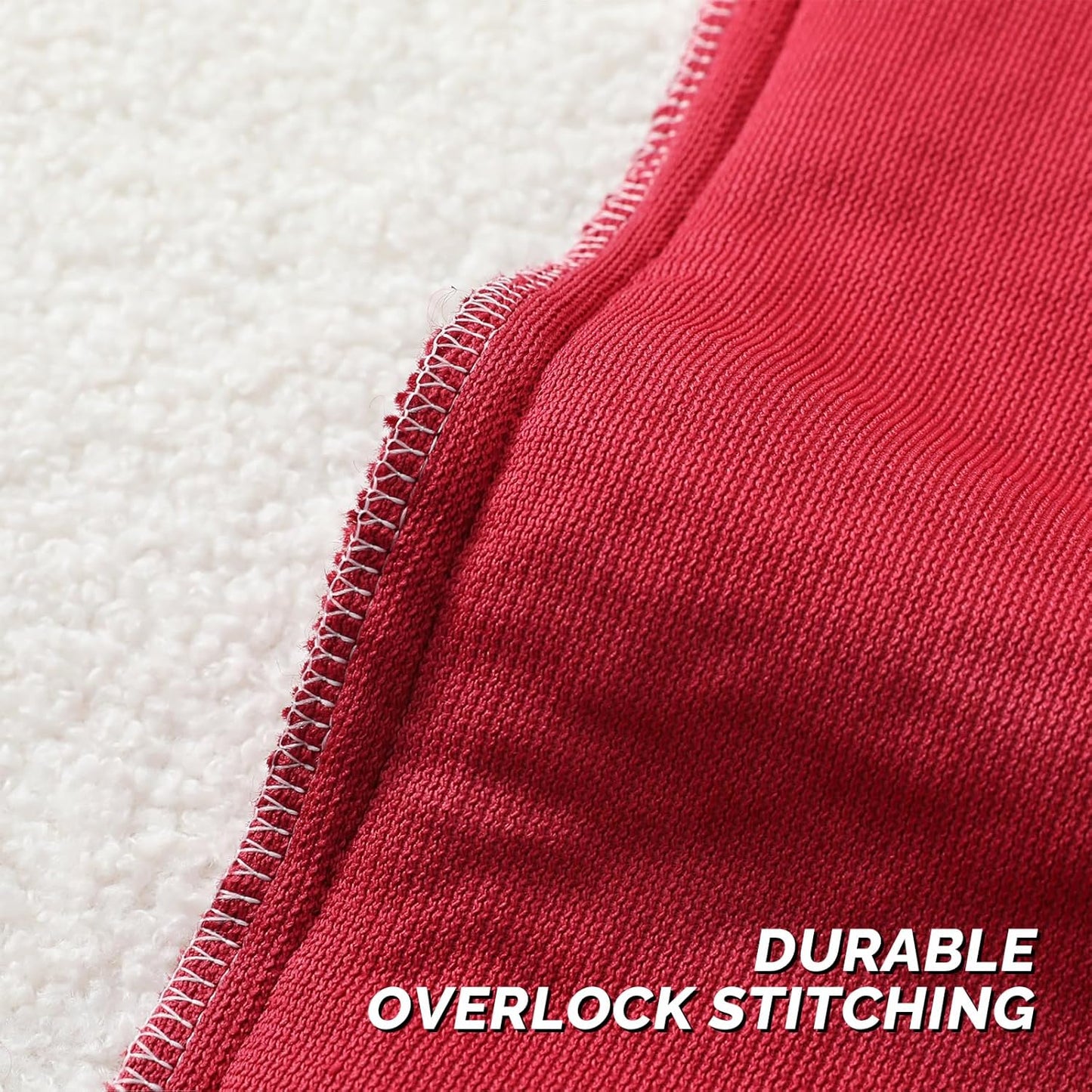 FUTEI Maroon Throw Pillow Covers 24x24 Inch Set of 2,Furry Faux Fur Teddy Boucle Textured Cushion Covers,Soft Fluffy European Pillow Shams,Home Decor for Couch Bed Living Room Office Car