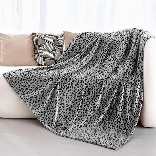 Throw Blanket Fleece Big Black Blanket Fuzzy Soft Plush Bed Blanket Queen Size Blankets for Bed