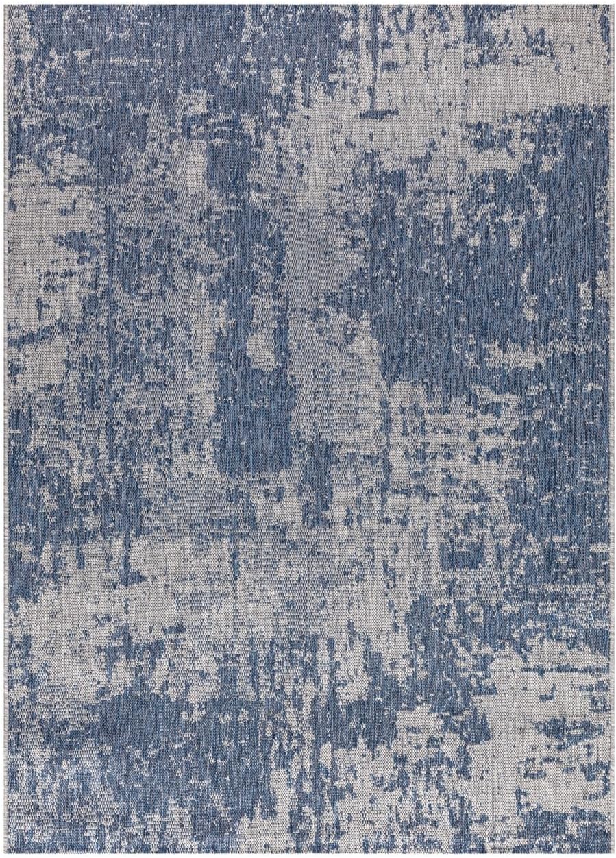 Keen Home Design Terrace Outdoor Area Rug - 5x8 Washable Indoor/Outdoor Rug for Patio, Kitchen, Balcony, Beach, Garden, Deck and Porch, Size: 5'3"x7'7"