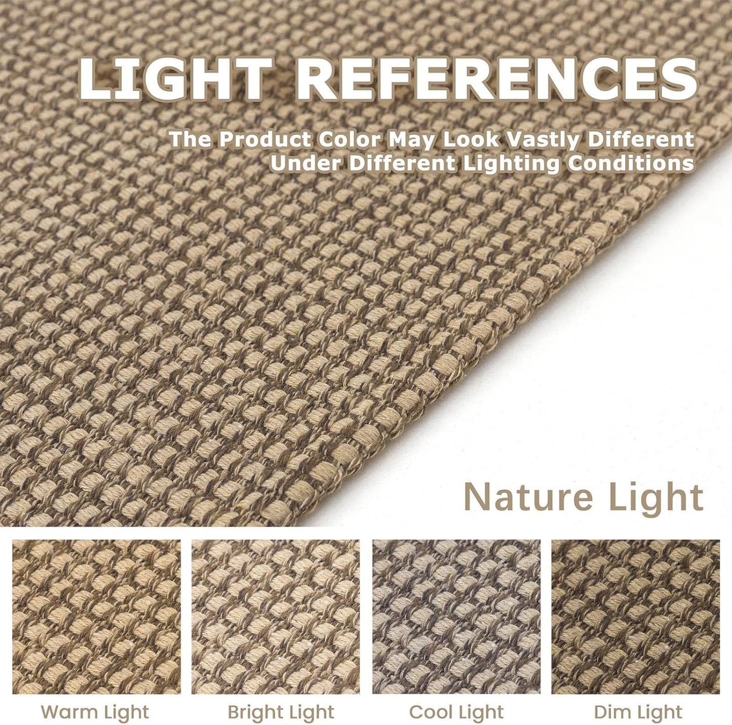 KOZYFLY Extra Long Runners for Hallways 3x20 ft Washable Kitchen Runner Non Slip Rubber Backed Hallway Rug Cotton Entryway Runner Rug Floor Carpet for Indoor Hall, Kitchen, Stair, Tan/Orange/Brown