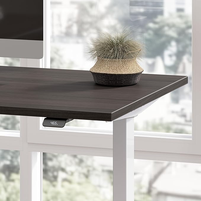 Bush Business Furniture Move 60 Series Height Adjustable Standing Desk, 60W x 30D, Storm Gray