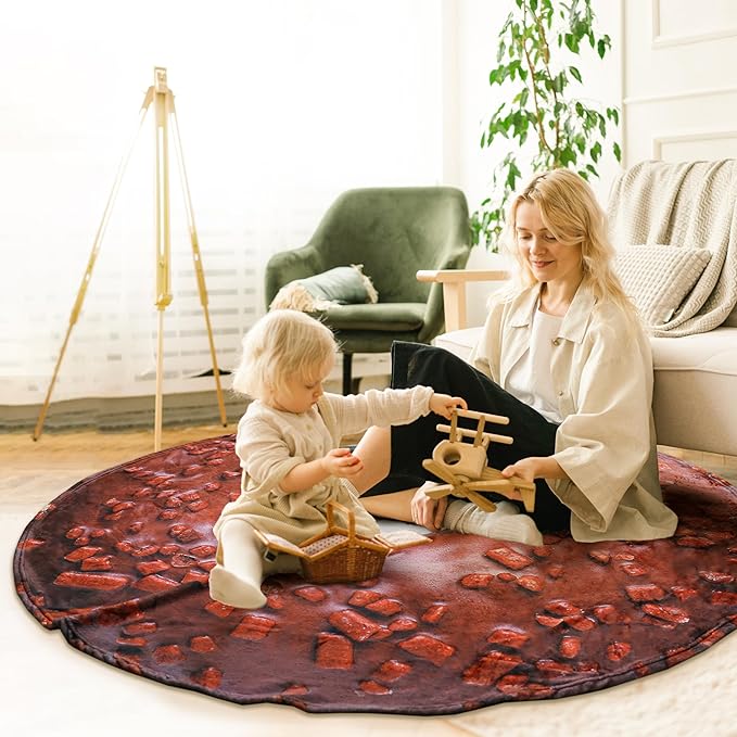 Vessia Chocolate Donuts Printed Throw Blanket, Realistic Funny Food Blanket for Adults and Kids, 300GSM Soft Giant Donuts Throw for Couch, Sofa, Bed, Fun Gifts for Boys, Girls, 60 inches