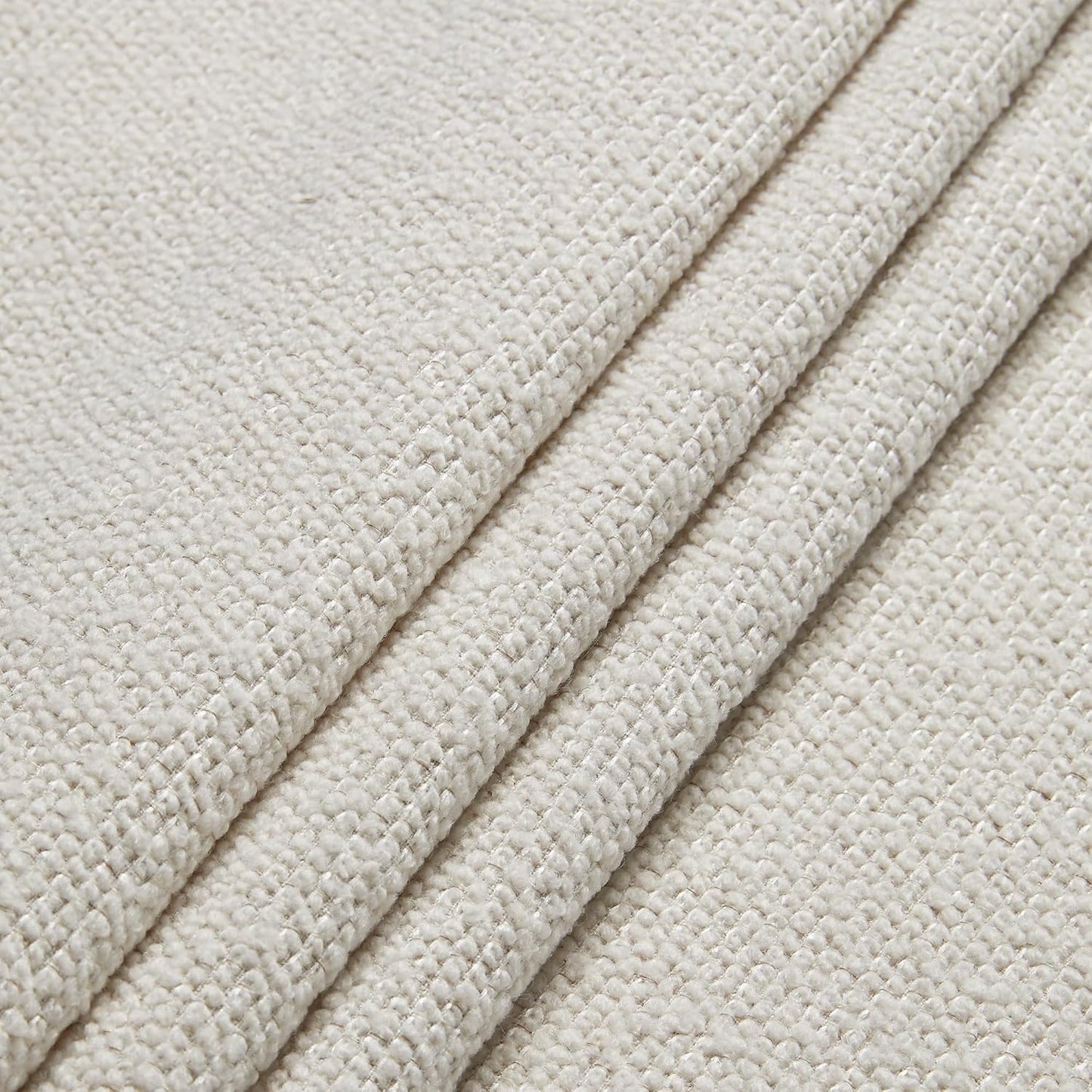 King 54" Harper Tall Headboard Wingback Upholstered Platform Bed Frame Premium Boucle Elegant Simplicity for Bedroom Strong Wood Slats Support No Box Spring Needed No Noise Cream White