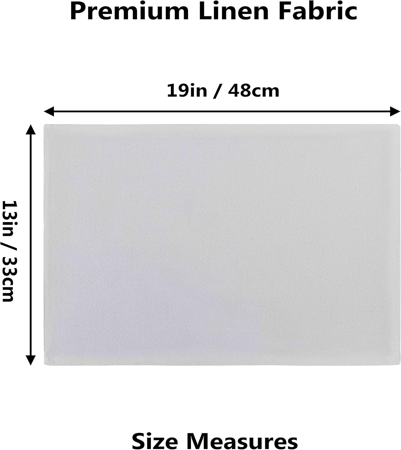 Home Brilliant White Placemats Set of 4 Cloth Placemat Decorations Heat Resistant Washable Place Mats Set of 4 for Wedding Birthday Party, White