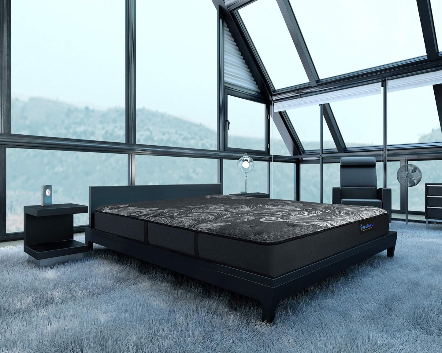 iDealBed Luxe Series Hybrid iQ5 Mattress with Reverie 5D Adjustable Bed Set, Massage, Zero Gravity, Pressure Relief Sleep System (Luxury Plush (Medium Soft Feel), TwinXL)