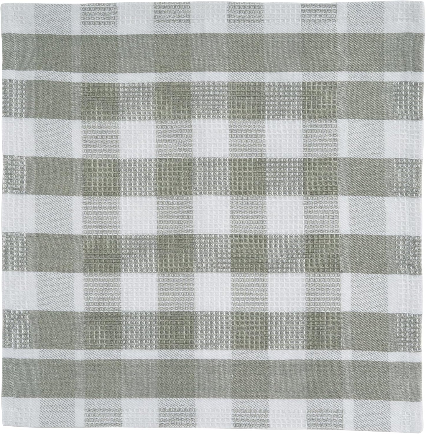 LANE LINEN Cotton Dish Towels - 6 Pack Soft Absorbent Kitchen Dish Cloths, Multi Purpose Kitchen Towel for Cleaning & Drying, 12"x12" - Grey