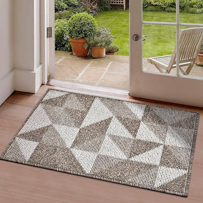 hicorfe Kitchen Rugs and Mats Sets,Super Absorbent Polypropylene Non-Slip Rug,Soft Comfort Floor Mat,Washable for Kitchen,Hallway,Office,Sink,Laundry(24" x 35")