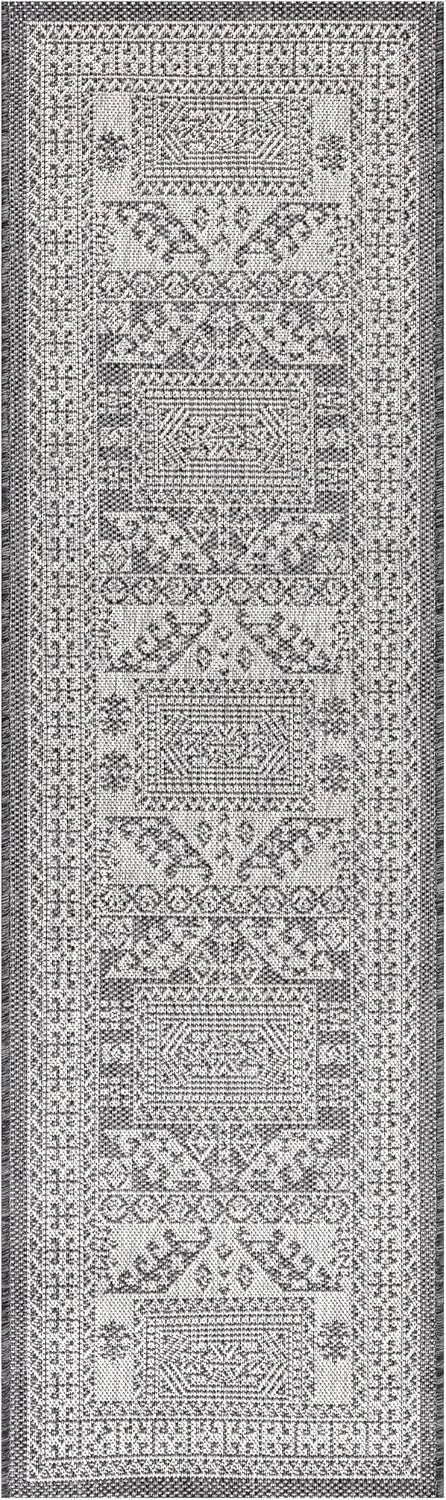 Keen Home Design Terrace Outdoor Runner Rug - 2x8 Washable Indoor/Outdoor Rug for Patio, Kitchen, Balcony, Beach, Garden, Deck and Porch, Size: 2'2"x7'7"