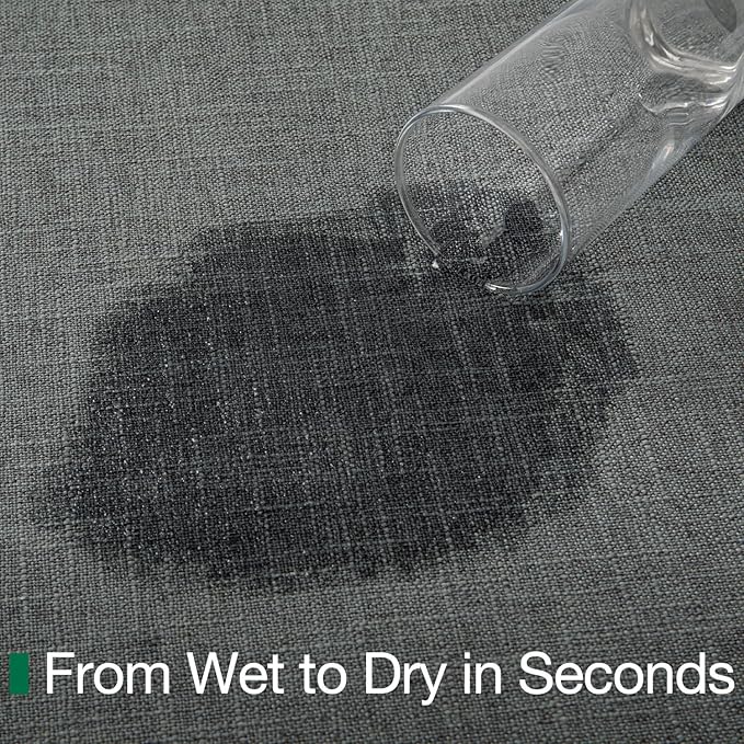 LUMI Ultra Thin Door Mat for Entryway,36"x59" Low Profile Non Slip Rubber Backing Indoor Doormat, Easy Clean Welcome Entrance Mat for Inside House, Patio, Greenish Grey