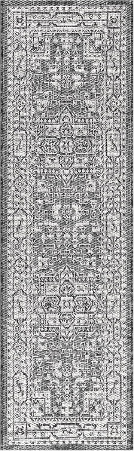 Keen Home Design Terrace Outdoor Runner Rug - 2x12 Washable Indoor/Outdoor Rug for Patio, Kitchen, Balcony, Beach, Garden, Deck and Porch, Size: 2'2"x11'10"