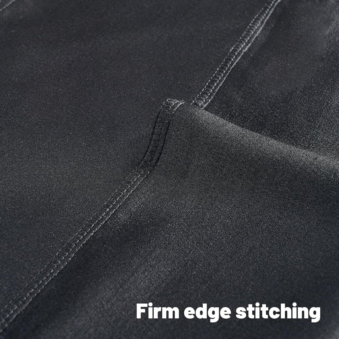 FUTEI Black Chenille Decorative Throw Pillow Covers 18x18 Inch Set of 2,Soft Embossed Striped Textured Cushion Case,Modern Home Decor for Couch Bed Living Room