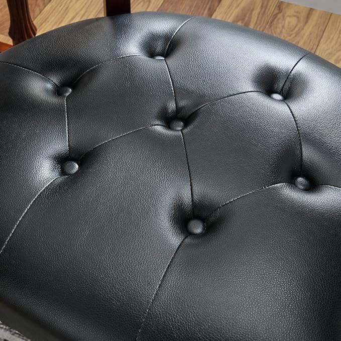 MODERION Dinning Chairs with Solid Wood Legs, Boss Caption's Chairs, Office Desk Chairs with Wheels, Classic Swivel Accent Chairs