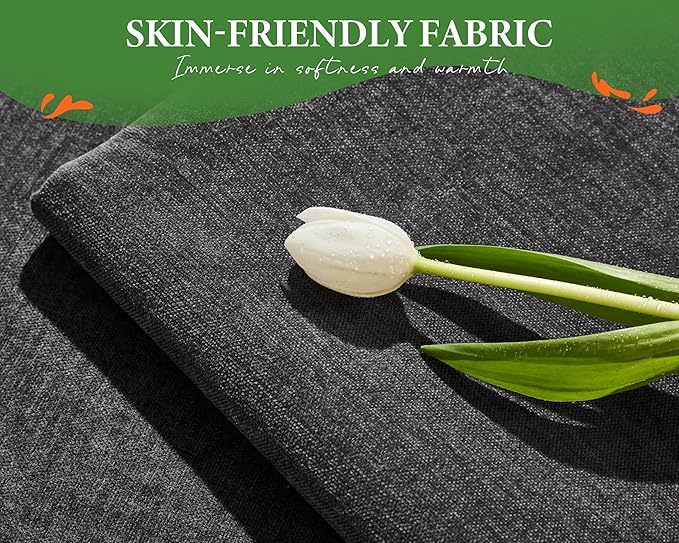 Hobestluk Sectional Sofa Couches 3-Seater Modular Sofa, 87'' Comfy Loveseat with Throw, Deep Seat Small Sofa for Compact Space, Memory Foam Sectional Couches for Living Room, Office, Apartment