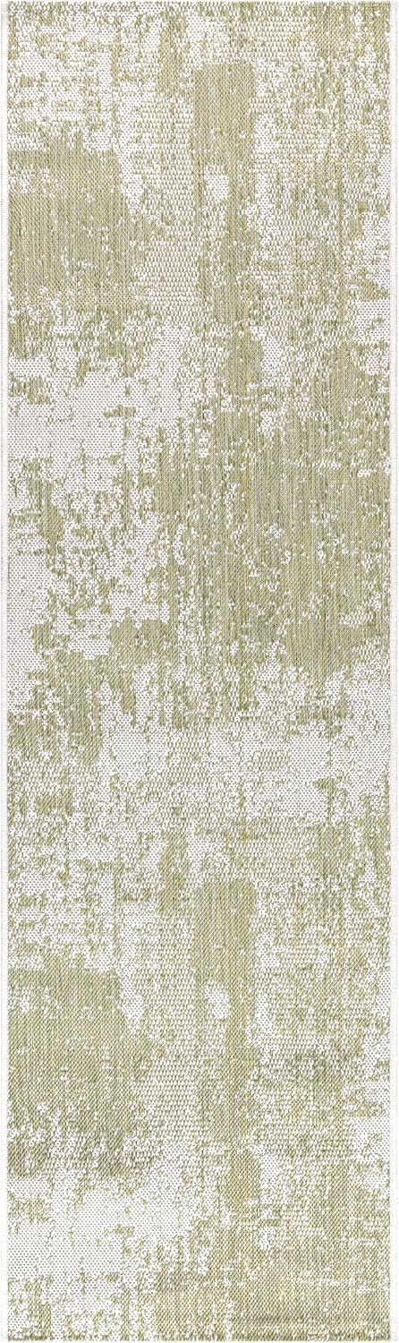 Keen Home Design Terrace Outdoor Runner Rug - 2x8 Washable Indoor/Outdoor Rug for Patio, Kitchen, Balcony, Beach, Garden, Deck and Porch, Size: 2'2"x7'7"