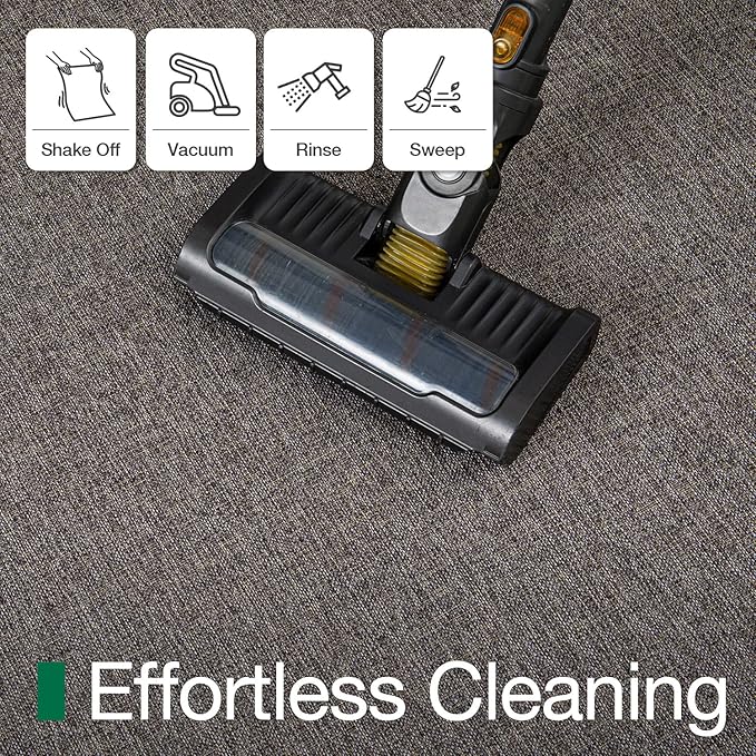 LUMI Ultra Thin Door Mat for Entryway,48"x72" Low Profile Non Slip Rubber Backing Indoor Doormat, Easy Clean Welcome Entrance Mat for Inside House, Patio, Brown