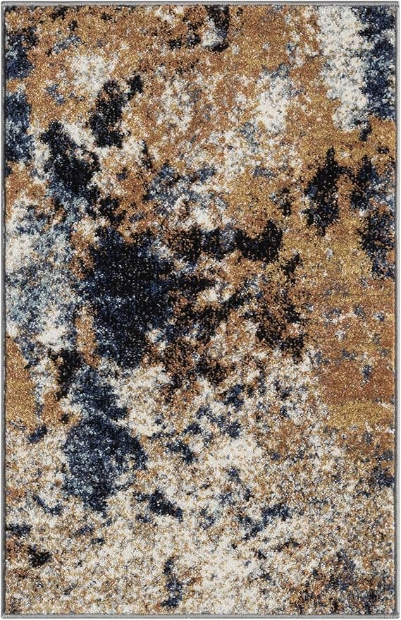 Keen Home Design Area Rugs - 2x3 Non-Shedding, Abstract Rugs for Kitchen, Living Room, Bedroom, Dining Room, Entryway - Size: 2' x 3', Multi