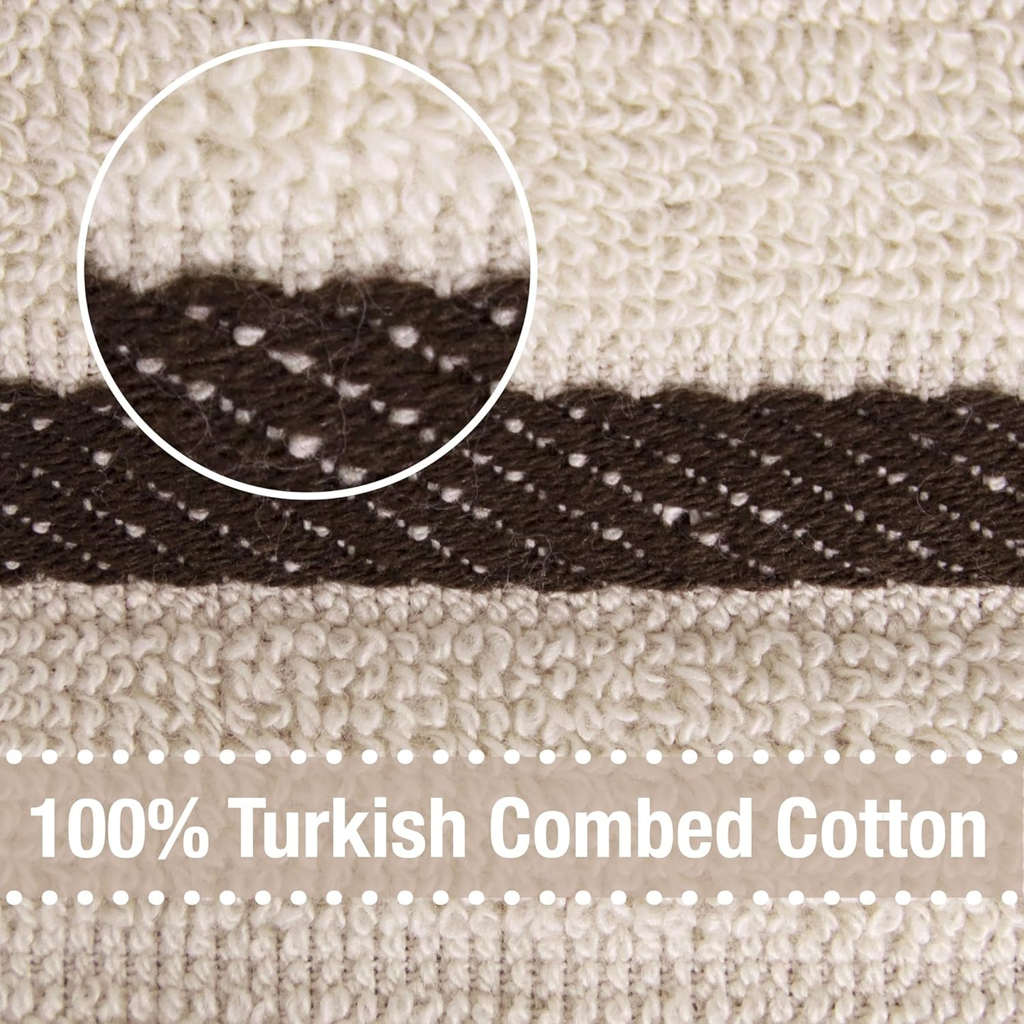 All-Clad Checked Kitchen Towel: Highly Absorbent, Super Soft Long Lasting - 100% Cotton, 17"x30" Tea Towel for Cleaning & Drying Dishes, Pans, Glassware, or Countertops, (1-Pack), Almond