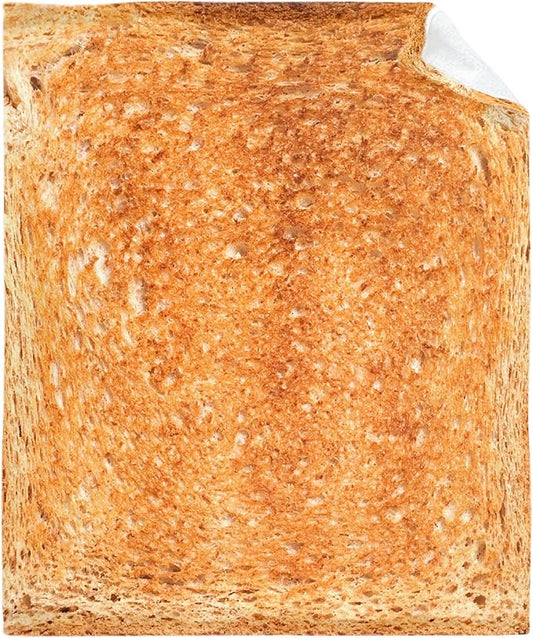 Toast Blanket Bread Food Throws Funny Gift for Kid Girl Boys Lightweight Fleece Throw Novelty Realistic Super Soft Comfy Gifts for Teen Women Men Flannel Bedding Sheet Blankets for Couch Sofa,60"x50"