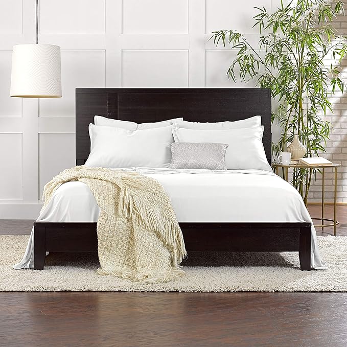 Pure Bamboo Twin Sheets, Genuine 100% Organic Viscose Derived from Bamboo Bed Sheet Set, Luxuriously Soft & Cooling, Double Stitching, 2 Year Quality Promise (Twin, White)